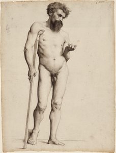 Nudo maschile in piedi da Gabriel Ferrier