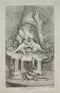 Libro delle Fontane: No. 3 da Gabriel Huquier