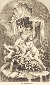Tritone e ninfa da Gabriel Huquier after François Boucher