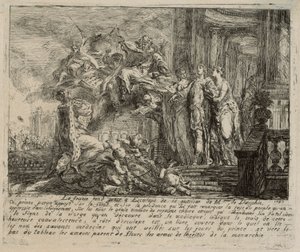 Allegoria sulla convalescenza del Delfino