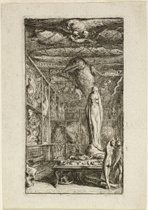 Frontespizio per Almanach Historico-Physique da Gabriel Jacques de Saint Aubin