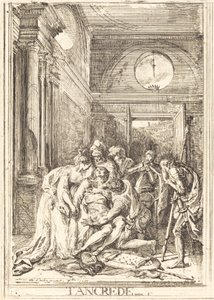 La morte di Tancredi [sinistra]