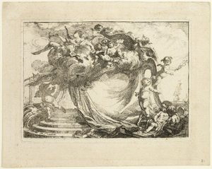 Vignetta per un indirizzo da Gabriel Jacques de Saint Aubin