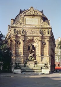 La Fontaine Saint-Michel, 1860 da Gabriel Jean Antoine Davioud