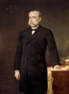 Ritratto di Manuel Alonso Martinez (1827-1891), avvocato e politico spagnolo membro del Partito dell
