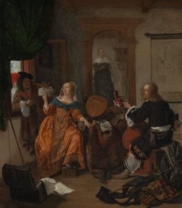 Una festa musicale, 1659 da Gabriel Metsu
