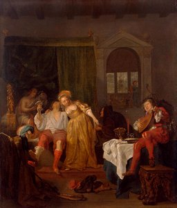 La parabola del figliol prodigo, 1640s da Gabriel Metsu