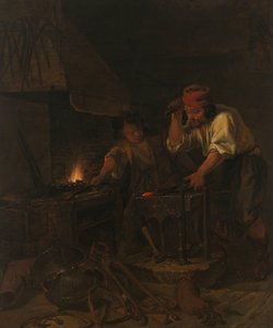 Il fabbro delle armi da Gabriel Metsu