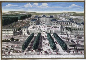 Château de Sceaux (giardini di Le ours) da Gabriel Perelle