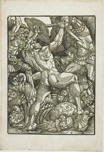 Ercole e i giganti, da Scene della vita di Ercole da Gabriel Salmon