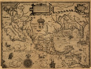 Nova et rece terraum et regnorum Californae, nouae Hispaiae Mexicanae, et Peruviae da Gabriel Tatton