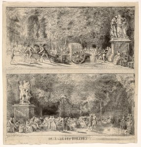 Scene dalle Tuileries: Le sedie e il carrello dell