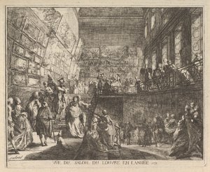 Veduta del Salone del Louvre nell