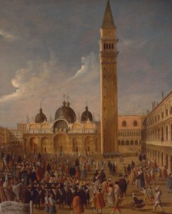 Carnevale a Piazza San Marco, Venezia (primo piano)