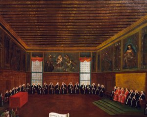 Giudizio nella sala del Qarantia Criminal (Il Consiglio dei Quaranta) da Gabriele Bella