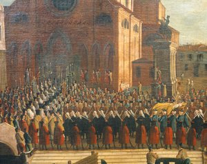 Funerale del Doge nella Chiesa dei Santi Giovanni e Paolo da Gabriele Bella
