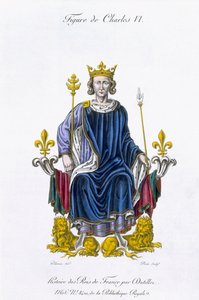 Figura di Carlo VI, inciso da Amedee Peree, da 