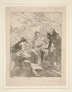 Adorazione dei pastori da Gaetano Gandolfi
