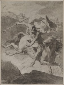Morte di Marco Curzio, 1799 da Gaetano Gandolfi