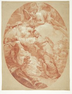 La morte di Didone - Composizione ovale da Gaetano Gandolfi