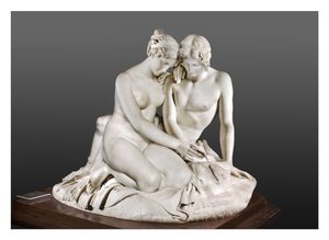 Angelica e Medoro incidono i loro nomi su un albero da Gaetano Matteo Monti
