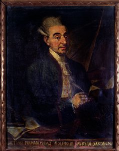 Ritratto di Gaetano Pugnani, violinista italiano da Gaetano Ottani