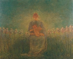 Madonna dei gigli da Gaetano Previati