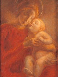 Maria con bambino