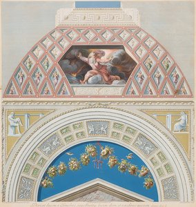 Lunetta e volta con Dio separa la luce dalle tenebre da Gaetano Savorelli