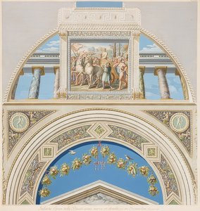 Lunetta e volta con il trionfo di Davide da Gaetano Savorelli