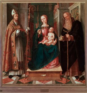 Madonna e Bambino tra San Biagio e Sant