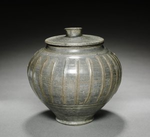 Vaso con coperchio, 100s da Gallo Roman