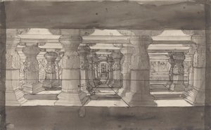 Vista interna di Indur Subba da Gangaram Chintaman Tambat