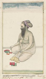 Ritratto di un Sacerdote dei Borahs da Gangaram Chintaman Tambat