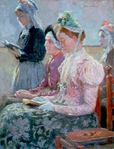Domenica mattina, c1900 da Julius Garibaldi Melchers