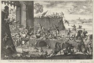 La furia francese ad Anversa, 1583 da Gaspar Bouttats