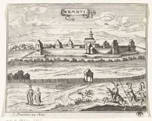 Veduta di Lenti da Gaspar Bouttats