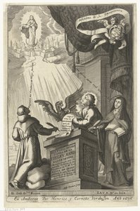 La Vergine Maria viene assunta nel regno dei cieli da Gaspar Bouttats