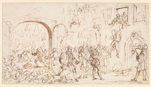 Massacro della notte di San Bartolomeo, c.1686 da Gaspar Bouttats