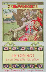 Marzo, da un calendario per Henri Garnier & Co. da Gaspar Camps Junyent