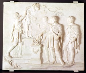 Sacrificio a Ercole, c.1766 (marmo)