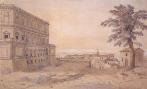 Il Palazzo Farnese a Caprarola da Gaspar van Wittel