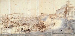 Villa Medici a Roma da Gaspar van Wittel