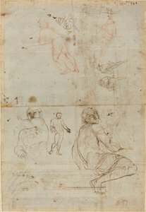 Figure dal Palazzo Farnese e dalla vita da Gaspar van Wittel after Annibale Carracci
