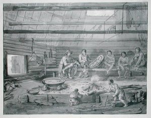 Costumi degli abitanti della Baia di Castries sulla costa della Tartaria orientale da Gaspard Duche de Vancy