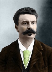 Guy de Maupassant (1850-1893), scrittore francese, di Nadar