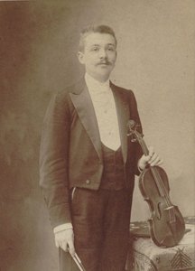 Ritratto del violinista e compositore Henri Marteau 1874-1934