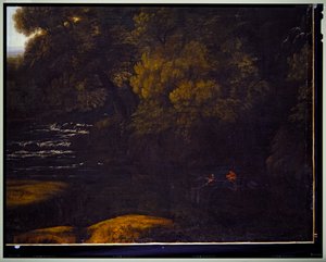 Paesaggio italiano (dettaglio) da Gaspard Poussin Dughet