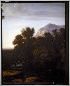 Paesaggio italiano (dettaglio) da Gaspard Poussin Dughet