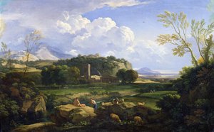 Veduta della Campagna Romana